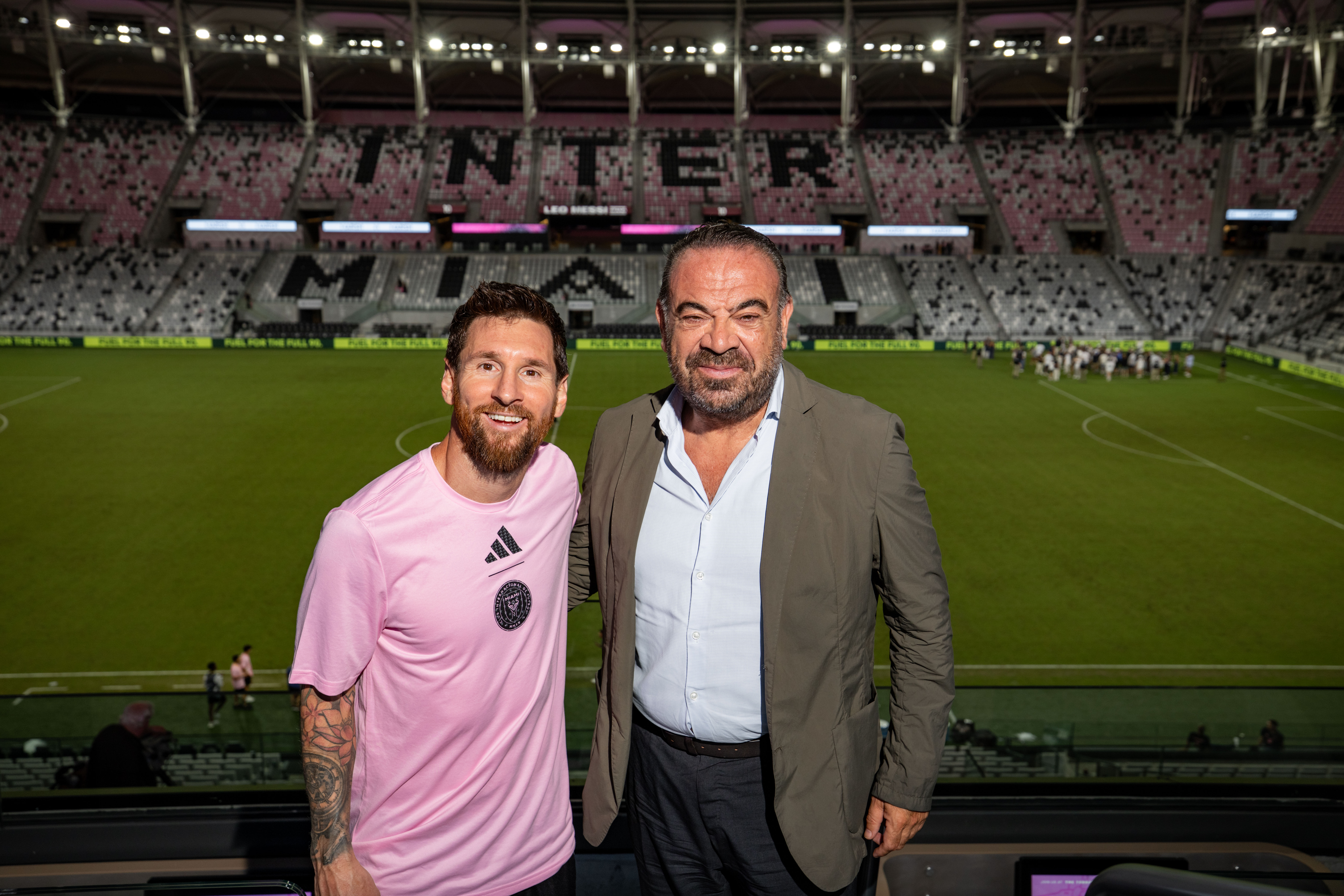 Leo Messi y Gabriel Escarrer